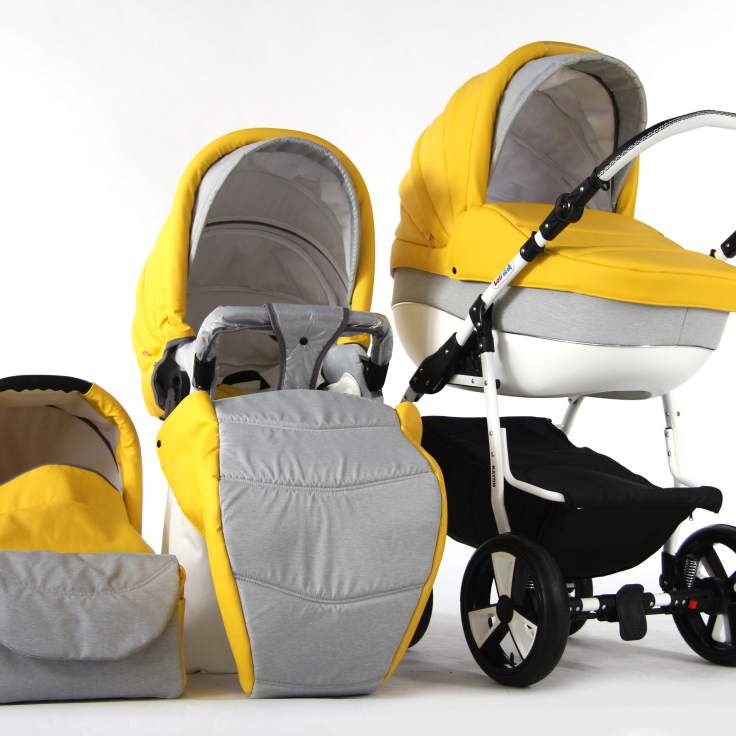 Carucior copii 3 in 1 Kayon Banana