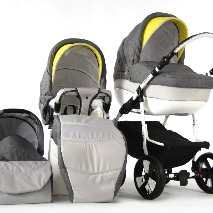 Carucior copii 3 in 1 Kayon Sport Grey