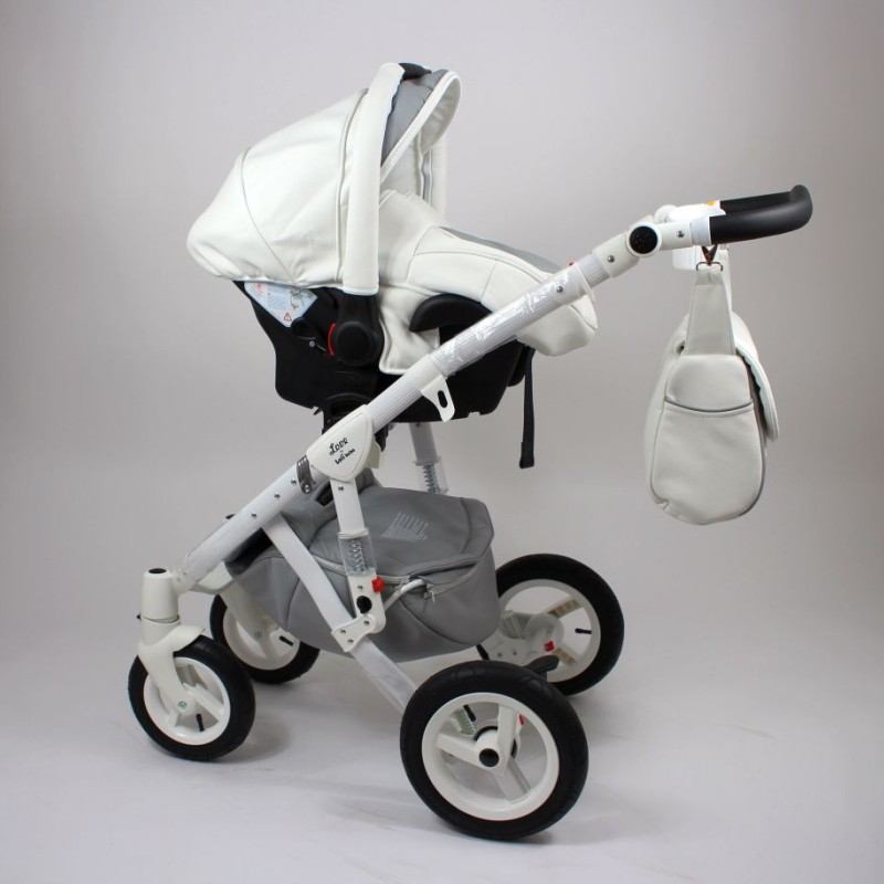 Carucior copii 3 in 1 LoliBebe LOVE Deluxe Grey Carbon