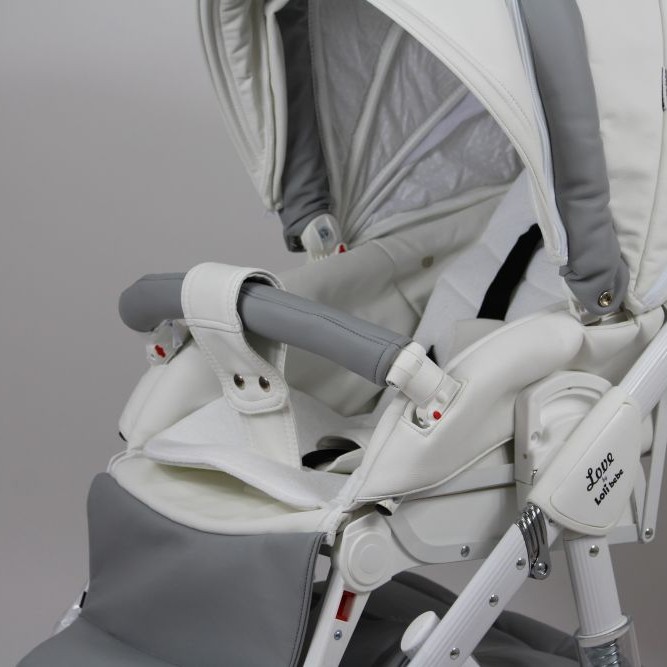 Carucior copii 3 in 1 LoliBebe LOVE Deluxe Grey Carbon