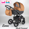 Carucior copii 3 in 1 Lolibebe LOVE Black Caramel
