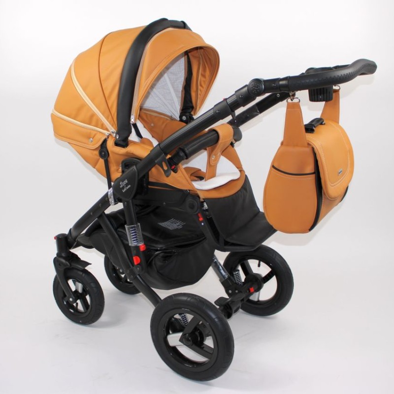 Carucior copii 3 in 1 Lolibebe LOVE Black Caramel