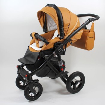Carucior copii 3 in 1 Lolibebe LOVE Black Caramel