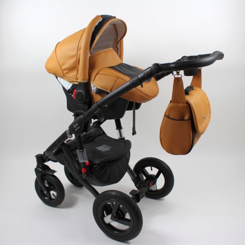 Carucior copii 3 in 1 Lolibebe LOVE Black Caramel