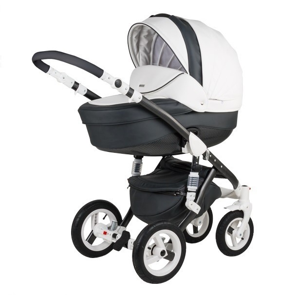 Carucior copii 3 in 1 LoliBebe LOVE Deluxe Black Carbon