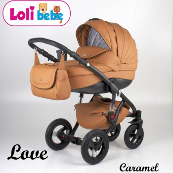 Carucior copii 3 in 1 Lolibebe LOVE Caramel