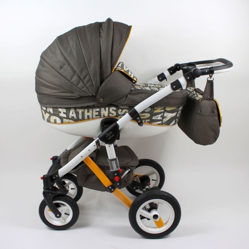 Carucior copii 3 in 1 LoliBebe Love City Brown