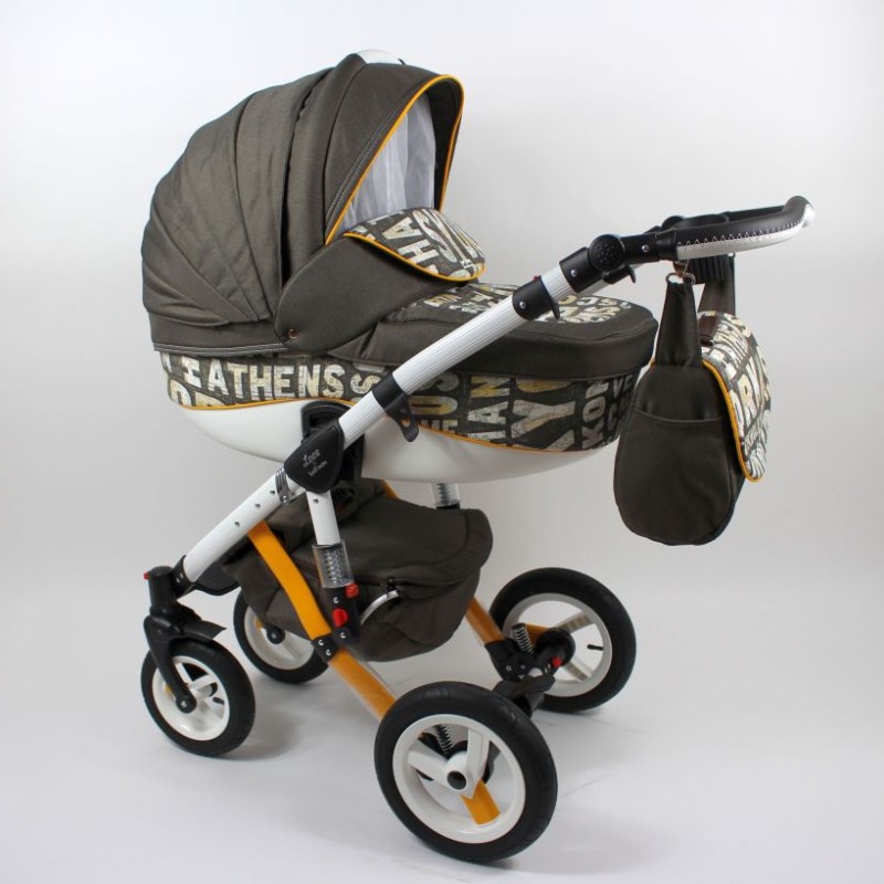 Carucior copii 3 in 1 LoliBebe Love City Brown