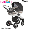 Carucior copii 3 in 1 LoliBebe Love City Brown