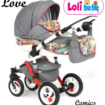 Carucior copii 3 in 1 LoliBebe Love Cosmics