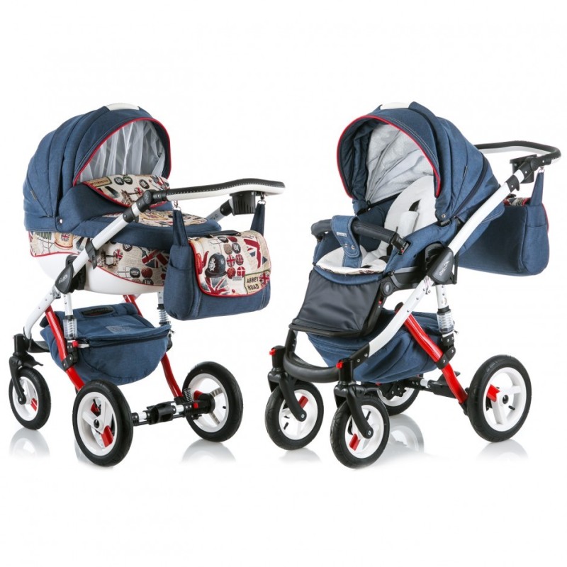 Carucior copii 3 in 1 Lolibebe LOVE London