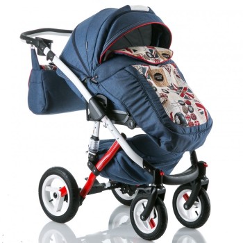 Carucior copii 3 in 1 Lolibebe LOVE London