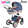 Carucior copii 3 in 1 Lolibebe LOVE London