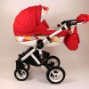 Carucior copii 3 in 1 Lolibebe LOVE Red Flowers