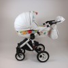 Carucior copii 3 in 1 Lolibebe LOVE White Magnolia