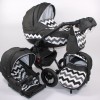 Carucior copii 3 in 1 LoliBebe Love Zig Zag
