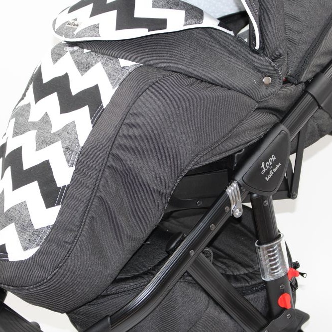 Carucior copii 3 in 1 LoliBebe Love Zig Zag