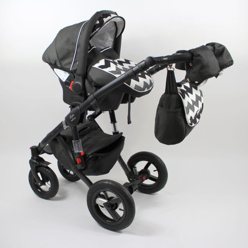 Carucior copii 3 in 1 LoliBebe Love Zig Zag