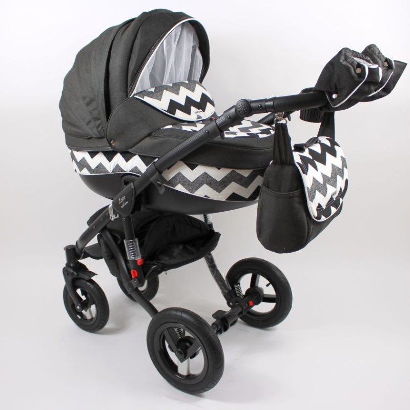 Carucior copii 3 in 1 LoliBebe Love Zig Zag