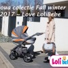 Carucior copii 3 in 1 Lolibebe LOVE Fall Winter Beige Grey
