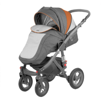 Carucior copii 3 in 1 Lolibebe LOVE Fall Winter Beige Grey