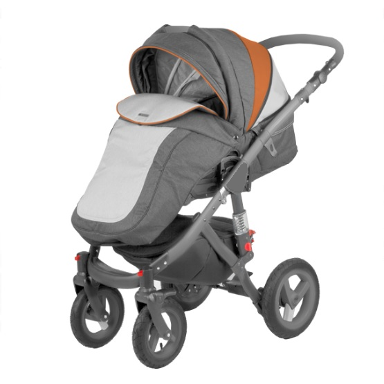 Carucior copii 3 in 1 Lolibebe LOVE Fall Winter Beige Grey