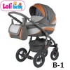 Carucior copii 3 in 1 Lolibebe LOVE Fall Winter Beige Grey