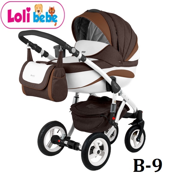 Carucior copii 3 in 1 Lolibebe LOVE Fall Winter Brown