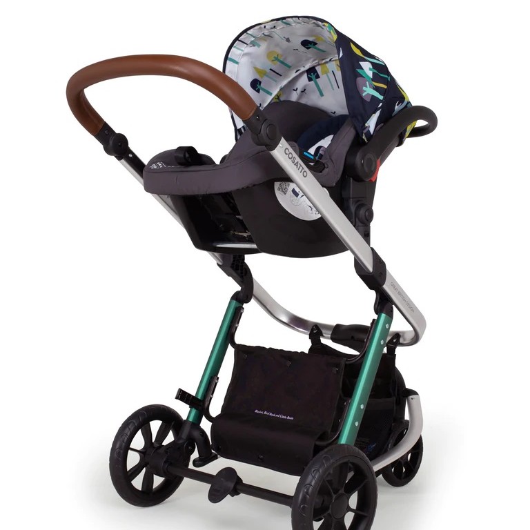 Carucior copii 4 in 1 Cosatto Giggle Wilderness Ink cu baza isofix