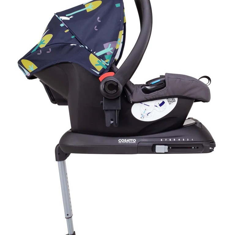 Carucior copii 4 in 1 Cosatto Giggle Wilderness Ink cu baza isofix