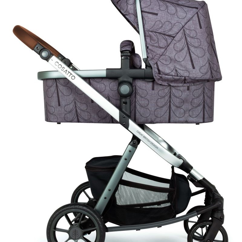 Carucior copii 4 in 1 Cosatto Giggle Quad Fika Forest cu accesorii CADOU