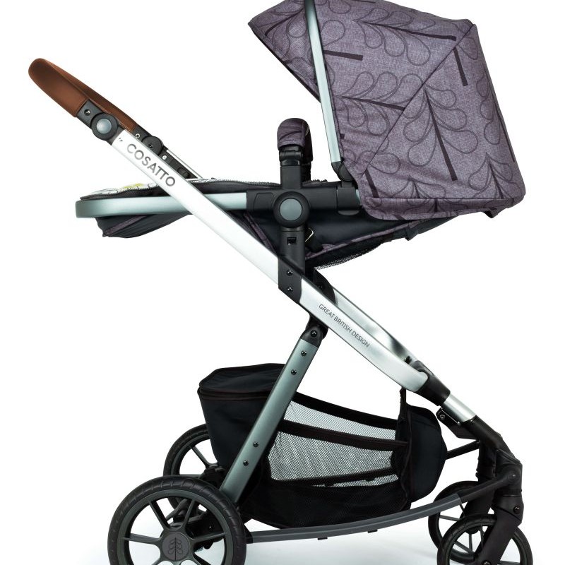 Carucior copii 4 in 1 Cosatto Giggle Quad Fika Forest cu accesorii CADOU