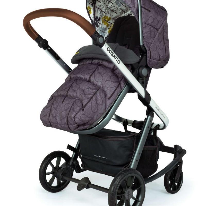 Carucior copii 4 in 1 Cosatto Giggle Quad Fika Forest cu accesorii CADOU