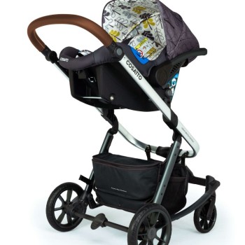 Carucior copii 4 in 1 Cosatto Giggle Quad Fika Forest cu accesorii CADOU