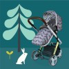 Carucior copii 4 in 1 Cosatto Giggle 3 Seedling PACHET cu accesorii CADOU