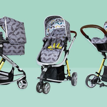 Carucior copii 4 in 1 Cosatto Giggle 3 Seedling PACHET cu accesorii CADOU