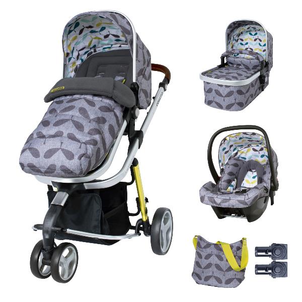 Carucior copii 4 in 1 Cosatto Giggle 3 Seedling PACHET cu accesorii CADOU