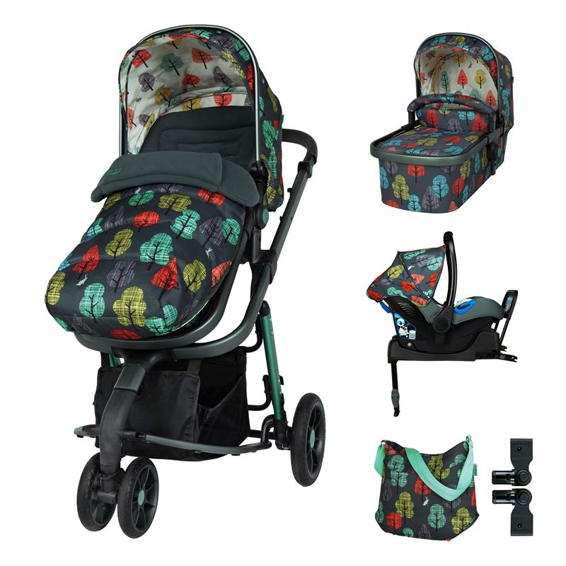 Carucior copii 3 in 1 Cosatto Giggle 3 Hare Wood + Geanta
