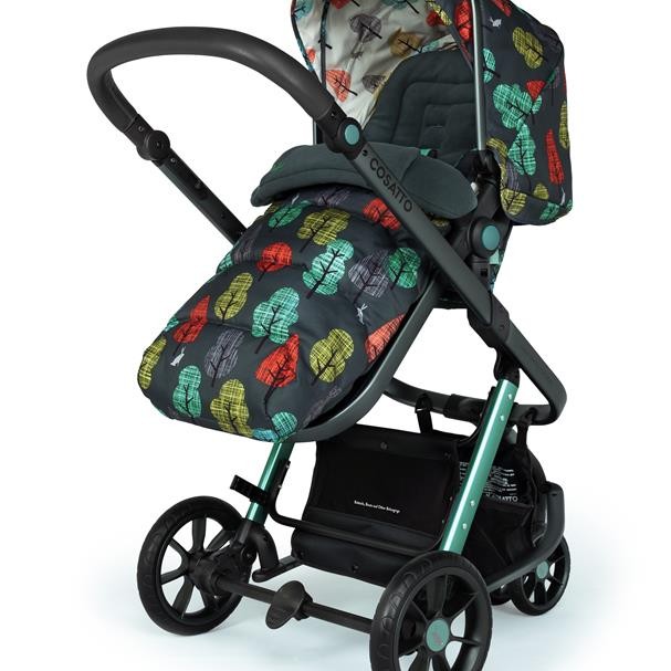 Carucior copii 3 in 1 Cosatto Giggle 3 Hare Wood + Geanta