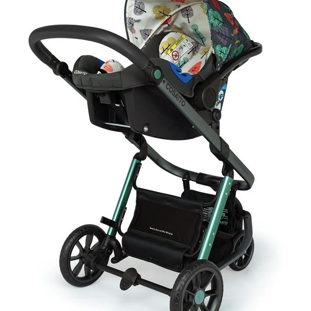 Carucior copii 3 in 1 Cosatto Giggle 3 Hare Wood + Geanta