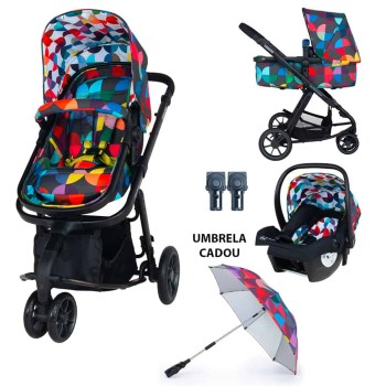 Cosatto Giggle Transformabil 3 in 1 Scoica Inclusa + Umbrela Cadou Kaleidoscope