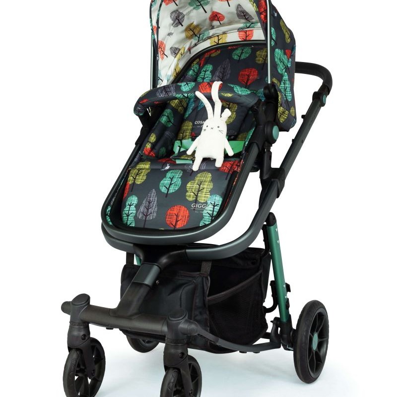 Carucior copii 3 in 1 Cosatto Giggle Quad Hare Wood