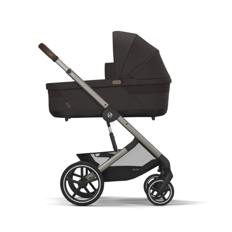 Noul Cybex Balios S lux 2025 Chocolate Brown sistem 3 in 1 cu Cybex Cloud G Plus i-size recline testata ADAC