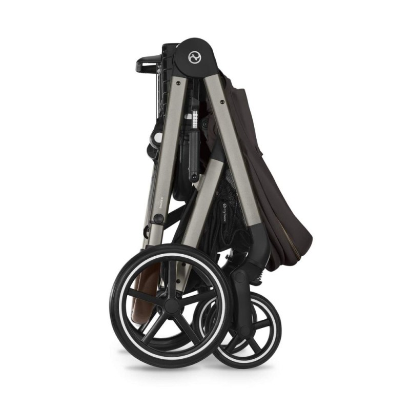 Noul Cybex Balios S lux 2025 Chocolate Brown sistem 3 in 1 cu Cybex Cloud G Plus i-size recline testata ADAC