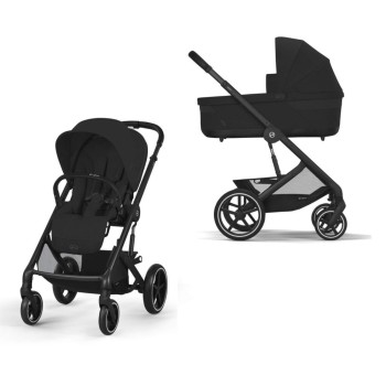 Noul Cybex Balios S Lux 2025 sistem 2 in 1 Moon Black