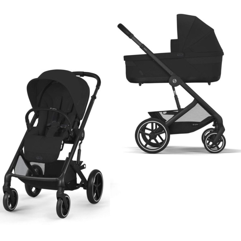 Noul Cybex Balios S Lux 2025 sistem 2 in 1 Moon Black