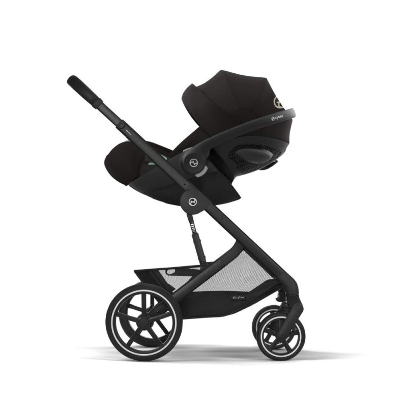 Noul Cybex Balios S Lux 2025 Moon Black sistem 3 in 1 cu Cybex Cloud G Plus i-size recline ADAC