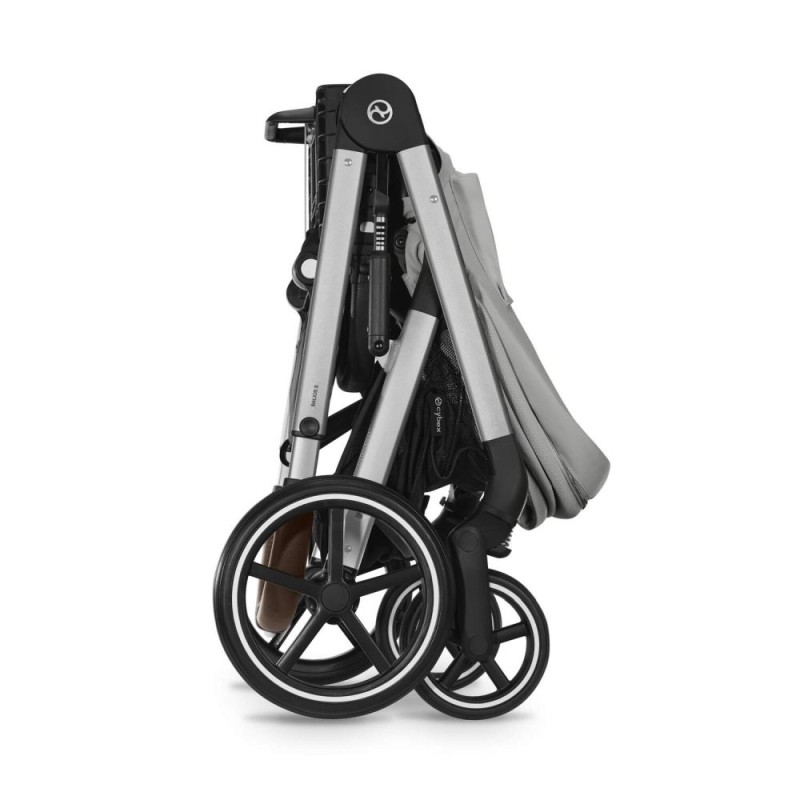 Noul Cybex Balios S Lux 2025 Stone Grey sistem 3 in 1 cu Cybex Cloud G Plus i-size recline ADAC