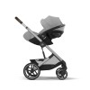 Noul Cybex Balios S Lux 2025 Stone Grey sistem 3 in 1 cu Cybex Cloud G Plus i-size recline ADAC