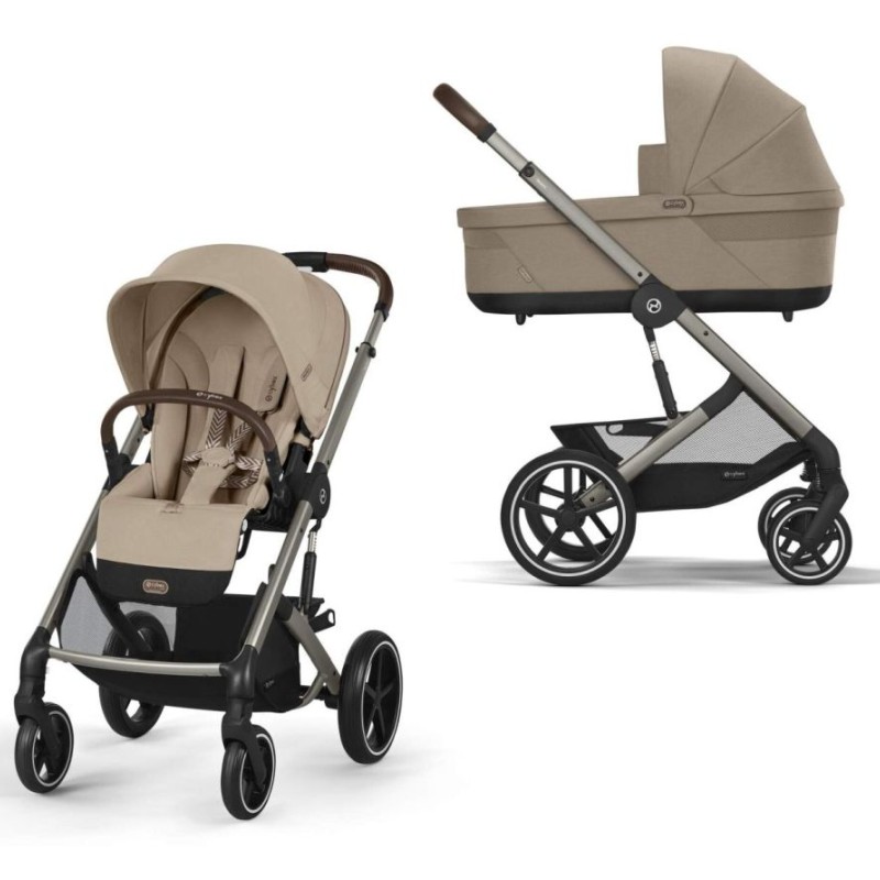 Noul Cybex Balios S Lux 2025 sistem 2 in 1 Almond Beige